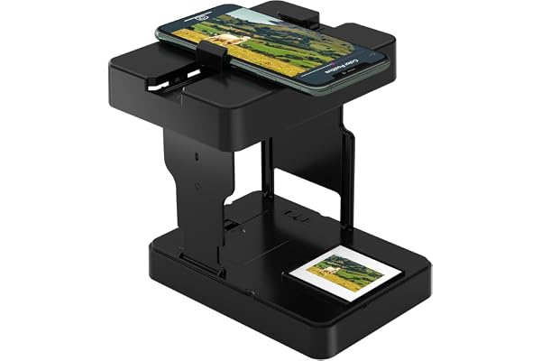 Scanner de Film 35 mm, Scanner pour Diapositives positives et négatifs, scanneur de Photos pour numériser Vos pellicules et Diapositives – Station de développement à Domicile