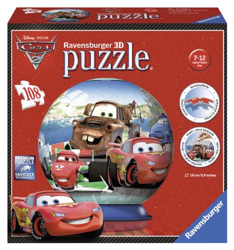 Ravensburger Disney Cars 2 Puzzle Ball (108 Pieces)