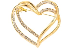 CCAIPU Damen Brosche Pins, Blume Phoenix Strass Broschen Kleidung Zubehör Freundschaft Geschenke für Frauen Mädchen