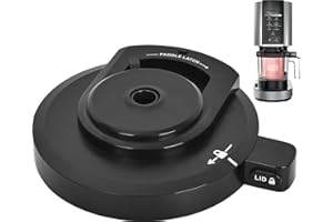 TheClouds Tapa exterior de repuesto compatible con Ninja NC299AMZ/NC300/NC301 Series, policarbonato transparente, apta para lavavajillas, tapa para máquina de helados