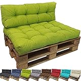 Mit den Palettenkissen 'Lounge II' von proheim machen Sie gewöhnliche Europaletten zu einer stilvollen und sehr bequemen Sitzgelegenheit und können preiswerte Sitzlandschaften kreieren.