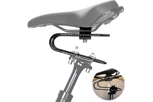 Amortisseur de tige de selle de vélo Vegena - Ressort de selle absorbant les chocs - Réglable - Pour VTT, vélo de route