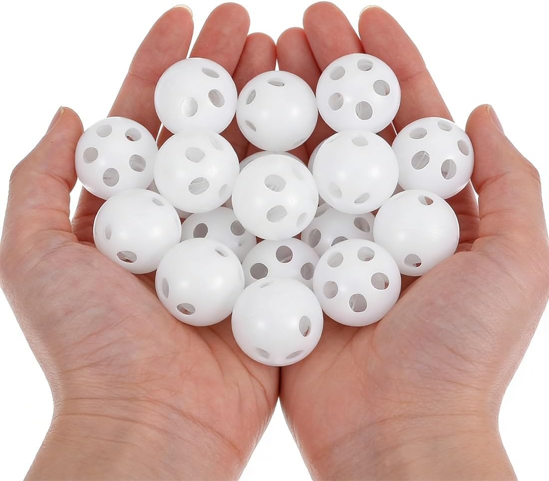 LAKJUOZ 20 Bolas De Sonajero Para Coser, Bolas Blancas De Sonajero, Fabricante De Ruido Para Peluches, Juguetes Para Bebés Y Mascotas, 24 Mm De Diámetro, Juego De Manualidades