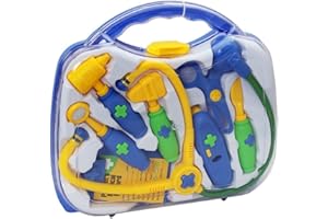 Guilty Gadgets Childrens Kids Doctors & Nurses Hospital Toy Medical Paramedics Case Kit Set Doctor Nurse Dress Up Role Play Fun Gift carrying