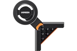 UGREEN Soporte Móvil Coche Magsafe Tesla, Suporte Telemovel Carro Magnético Accesorios Tesla Model 3 Model Y, para iPhone 17 Pro MAX Air 16/15/14; Galaxy S25/S24; Google Pixel 10/9/8