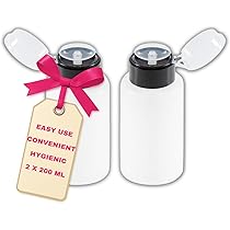4 Bottiglie Con Pompa Da 200 Ml - Dispenser Per Smalto, Struccante, Liquidi, Trasparenti, Facili Da Usare E Riutilizzabili - Foto 3