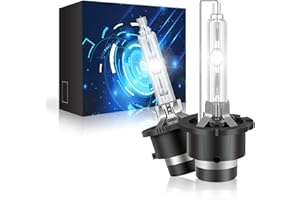 Erato D2S Xenon Brenner HID Scheinwerferbirnen, 6000K 35W Diamond Weißlicht Birnen Xenon Entladungslampe Fernlicht 12V Xenon Ersatzlampe Scheinwerfer wasserdicht Auto HID Ersatz Kit,2 Stücke