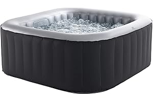 HAPPY GARDEN Miweba MSpa aufblasbarer Whirlpool 2021 Urban Rimba U-RB061 - für 6 Personen - 138 Luftdüsen - M-ONE & Ozon-UV-C-Desinfektion (Urban Rimba U-RB061)