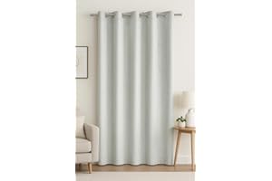 GX GARGIX Pannello tenda in velluto con anelli in metallo, 140CM x 280cm, semi-trasparente, pannello singolo, Vari Colori (Velut-8)