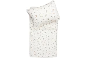 Jollein Biancheria da letto per bambini – Riverside – 100 x 140 cm – 100% cotone – certificato Oeko-Tex – Biancheria da letto con federa – Set di biancheria da