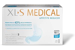 Xls Medical Appetite Reducer Dispositivo Medico per il Controllo della Fame e della Riduzione dell'Appetito, 60 Capsule