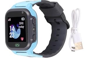 VIKYE Kids Smartwatch with 2 Way Voice Call, Classroom Mode, Real Time LBS Positioning, Selfie Camera and Video Recorder, Touchscreen, IP65 Waterproof, Rich Features for Kids (Blue)