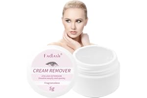 Crema Rimuovi per Ciglia Estensioni FADLASH Solvente per Extension Ciglia Remover Crema Extension Ciglia Delicata e Rapida Rimozione Rapida Della Colla Ciglia(Non Profumato)