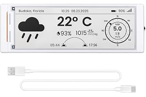 ELECROW ESP32 E-bläckskärm 13,79 cm E-papper HMI-display svart/vit färg