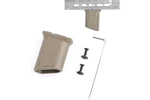 SBGJMY AVG Impugnatura frontale Mlok tattica Impugnatura anteriore verticale con gestione dei cavi per sistema di paramani MLOK Rail (Abbronzatura)