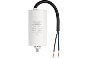 EDI-TRONIC Condensateur de Moteur, Câble, 10µF, 450V, M8