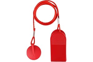 SHANBYE Laufband Sicherheitsschlüssel,Universal Laufband Magnet Sicherheitsschloss Magnetischer Sicherheitsschalter für Laufbänder Not-Stop-Zubehör für die meisten Laufbänder Rot 1.8mm