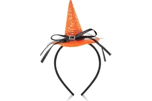 GEEHUA Cerchietto per capelli da strega per Halloween, mago strega, ragnatela di ragnatela in pizzo nero, cerchietto per capelli da donna, costume di Halloween e cosplay