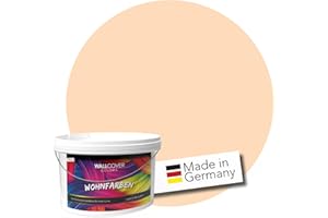 WALLCOVER Colors Peinture Murale Pastel Orange Pastel 1L pour l'Intérieur Peinture Intérieure Orange Aurore Mat Peinture Murale Intérieure Professionnelle de Qualité Supérieure