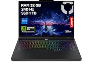Lenovo Legion Pro 5i Gaming Laptop | i7-14650HX, RTX 5060 8GB, 32GB RAM, 1TB SSD, 16" WQXGA (2560x1600) 165Hz, 24-Zone RGB Backlit, English (UK) Keyboard | Windows 11 Home, Eclipse Black
