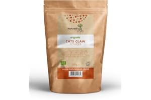 Natures Root Organic Cats Claw Bark Powder 500g - Herbal Supplement | Whole Herb | Vegan | Non GMO | Immune System Stimulant