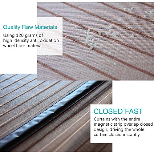 Magnet Fliegengitter Tür Moskitonetz Tür 90×210 cm,Yica Insektenschutz Magnet Vorhang Fliegenvorhang für Balkontür Wohnzimmer - 6