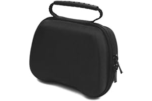 Leapiture Gamepad Stroage Bag Black Game Controller Hard Carrying Case Dustproof Shockproof Gaming Accessories for PS5