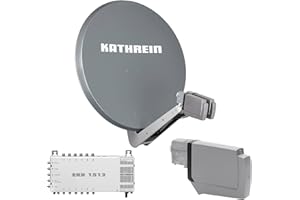 HM-SAT Kathrein CAS 90 gr Sat-Antenne multifeedfähig Graphit (grau) - 12 Teilnehmer