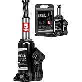 Moonshop Pro Black Seri &Ccedil;elik Şaseli &Ccedil;ift Dişli &Ouml;zel &Ccedil;antalı 5 Ton Hidrolik Araba Karavan Oto Kriko..