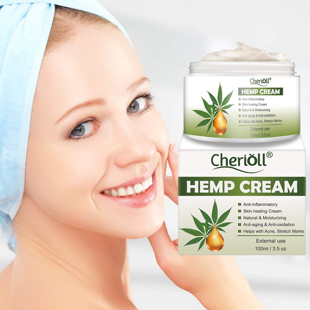 Hemp Cream, Hemp Healing Cream, Natural Hemp Extract, Reduces Signs of