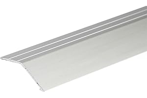 IANPAV SELF-Adhesive ANODISED Aluminium Door Floor BAR Edge Trim Threshold Profile 900mm x 41mm x 16mm A47 Silver, Effector