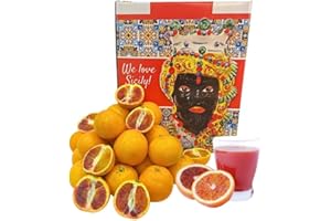 RACILIA Arance Tarocco Siciliane 100% Biologiche - 9Kg di Massima Freschezza e Km0 dalla Piana dell'Etna (Calibro Da Spremuta)