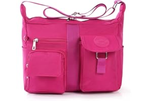 HERCMNOY Cross Body Bag Women's Shoulder Bags Multi Pocket Casual Handbag Travel Messenger Bags