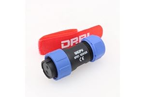 DRRI Weipu SP2110/S2 - Conector circular de aviación impermeable de 2 pines hembra de 12 V 30 A para entrada BLUETTI
