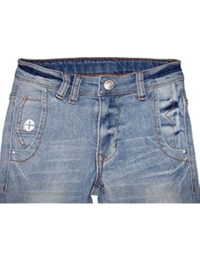 FIP - Boys Jungen Stretchjeans Denimjeans blue blau hell mit Stickerei