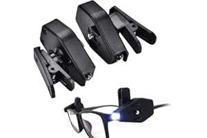 FILFEEL 2 szt. uniwersalna elastyczna super jasna lampka LED z klipsem na mini książkę lampka do czytania regulowana lampka nocna LED do okularów ochronnych na kemping, okulary ochronne, lampa, sprzęt wędkarski, konserwacja