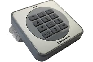 Hörmann 4511632 kodlås/kodetaster CTR 3b-1 ~ belyst sifferfält, 4 programmerbara, med 3 separata reläutgångar ~ mått: 8 x 8 x 1,5 cm