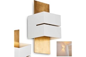 HOFSTEIN Applique murale Tora en métal noir avec interrupteur intégré, effet Up & Down sur le mur, pour 1 ampoule G9, ampoule(s) non incluse(s)