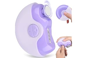 XINRONGDA Electric Nail Clippers, Automatic Nail Clippers for Thick Nails, 2 in 1 Nail Trimmer, USB Rechargeable, Nail Cutter Polisher for Adult, Baby, Kids, Women, Seniors Grooming