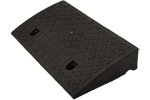 Rampe D'Accès Voiture, Bordure, Rampe en Caoutchouc Tapis Rampe pour Haute Résistance en Plastique Dur pour Véhicules À Rampe