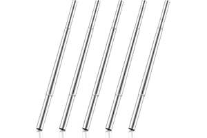 Sonwyoung 5 Pcs Golf Club Extensions Steel Shaft for Iron Wooden Golf Repair and Replacement of Equipment Parts