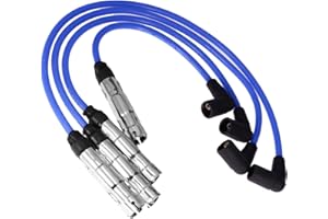 VKINMAN Spark Plug Wire Sets Replacement for 1998-2001 Volkswagen Type 1 Jetta 2011-2014 Golf 1999-2001 GL GLS GTI