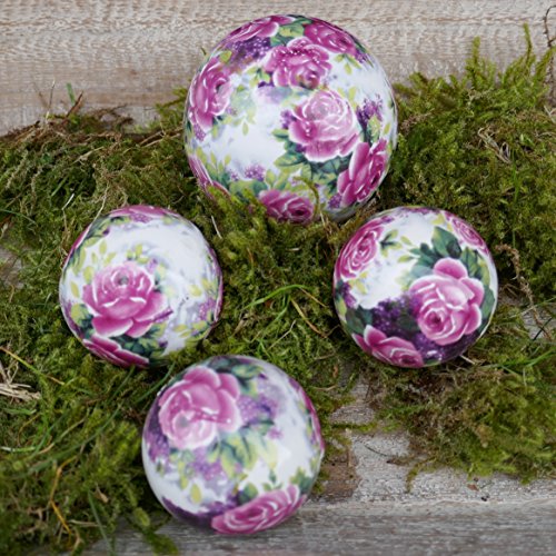 Schwimmkugeln Rose Set4 - 2