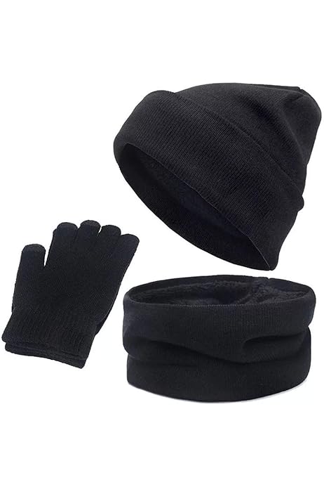 Cappello Invernale, Sciarpa, Guanti, Set Invernale, Berretto - Foto 12