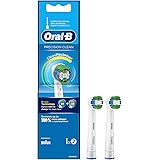 Oral B Precision Clean Refills, Original Replaceable brush head for Oral B Electric Toothbrushes, Pack of 2