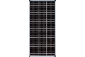 enjoy solar® Panneau Solaire Monocristallin 200W 36V, PERC 9BB – Idéal pour camping-car, installation balcon, abri de jardin, bateau (Mono 200 W 36 V)