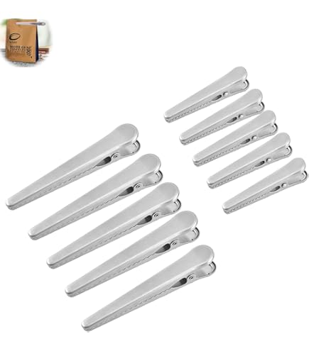 8 Pièces Acier Inoxydable Sac Clips, 2 Tailles Pinces Alimentaires Pinces Sachets Alimentaires Baguette Pour La Alimentaires Cafe Pain Et Sacs De Casse Croute Argent 92418810