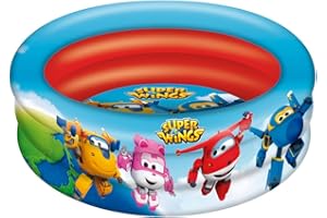 Super Wings – Piscine avec 3 cerceaux (COLORBABY) Diámetro 86 cm