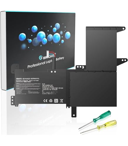 K KYUER 42Wh B31N1705 Batterie Pour ASUS VivoBook Flip 14 TP410 TP410U TP410UA TP410UF TP410UR TP410UAR TP410URR ZenBook UX460UA Q405UA TP410UA-EC479T EC229T EC288T EC386T EC405T EC490T B31N1705-1