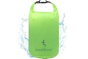 ioutdoor Borsa Stagna Impermeabile Leggera 2L 5L 10L 20L 40L 70L Mantieni L'attrezzatura Pulita e Asciutta, Piccola Grande Borsa Asciutta per Escursionismo, Nuoto, Campeggio, Sci